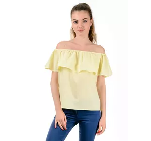 Женская летняя блуза с рюшами TR301